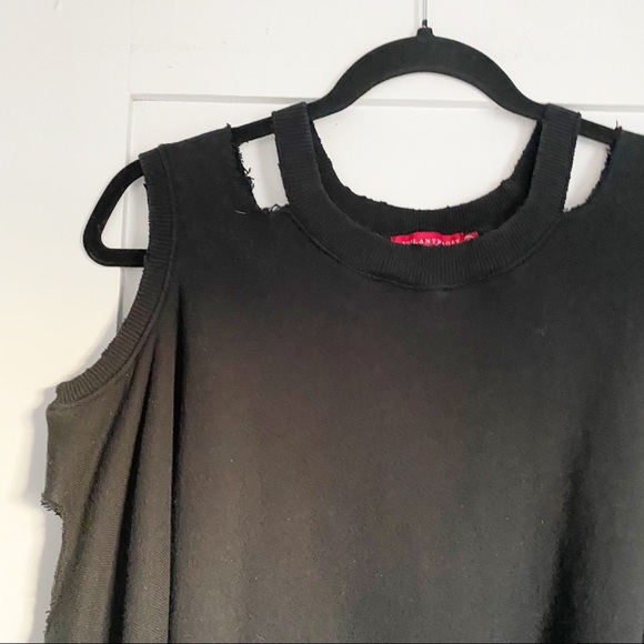 n: Philanthropy Black Cut-Out Sweatshirt - Picture 8 of 8